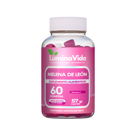 Gomitas veganas con Melena de León – 60 unidades