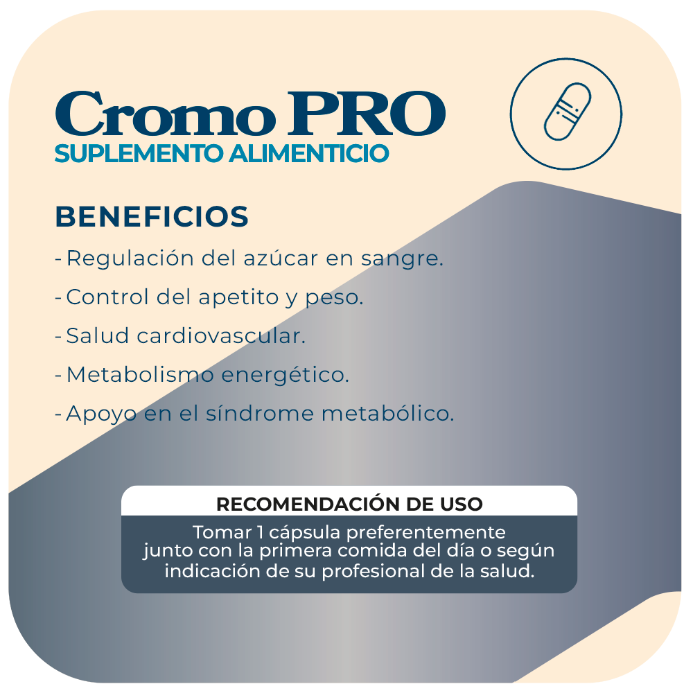 Cromo Picolinato 200 mg 60 cápsulas