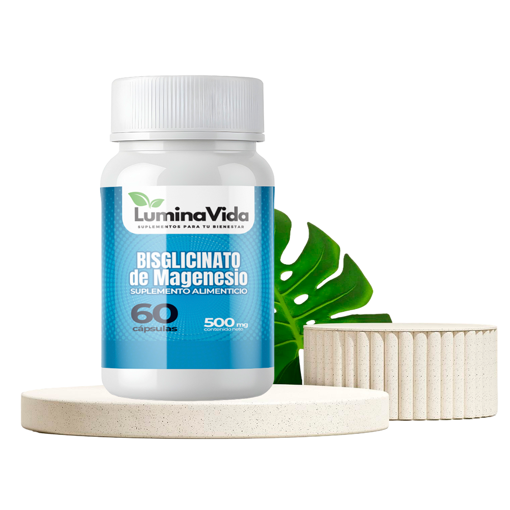 Bisglicinato de Magnesio 500mg 60 cápsulas