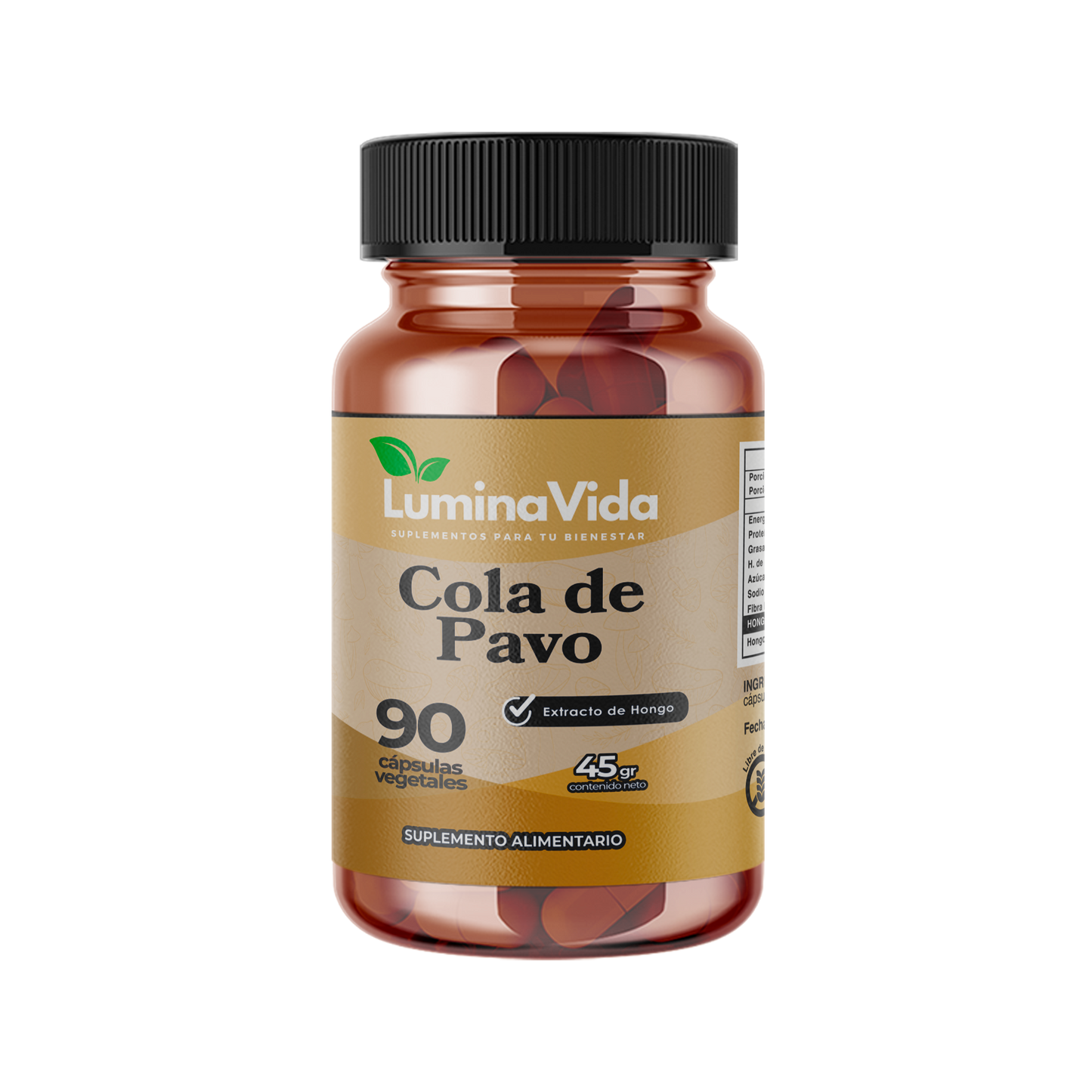 Cola de Pavo 500mg 90 Cápsulas