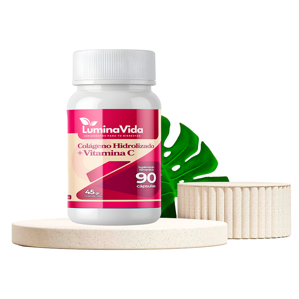 Colágeno + Vitamina C 500mg 90 cápsulas