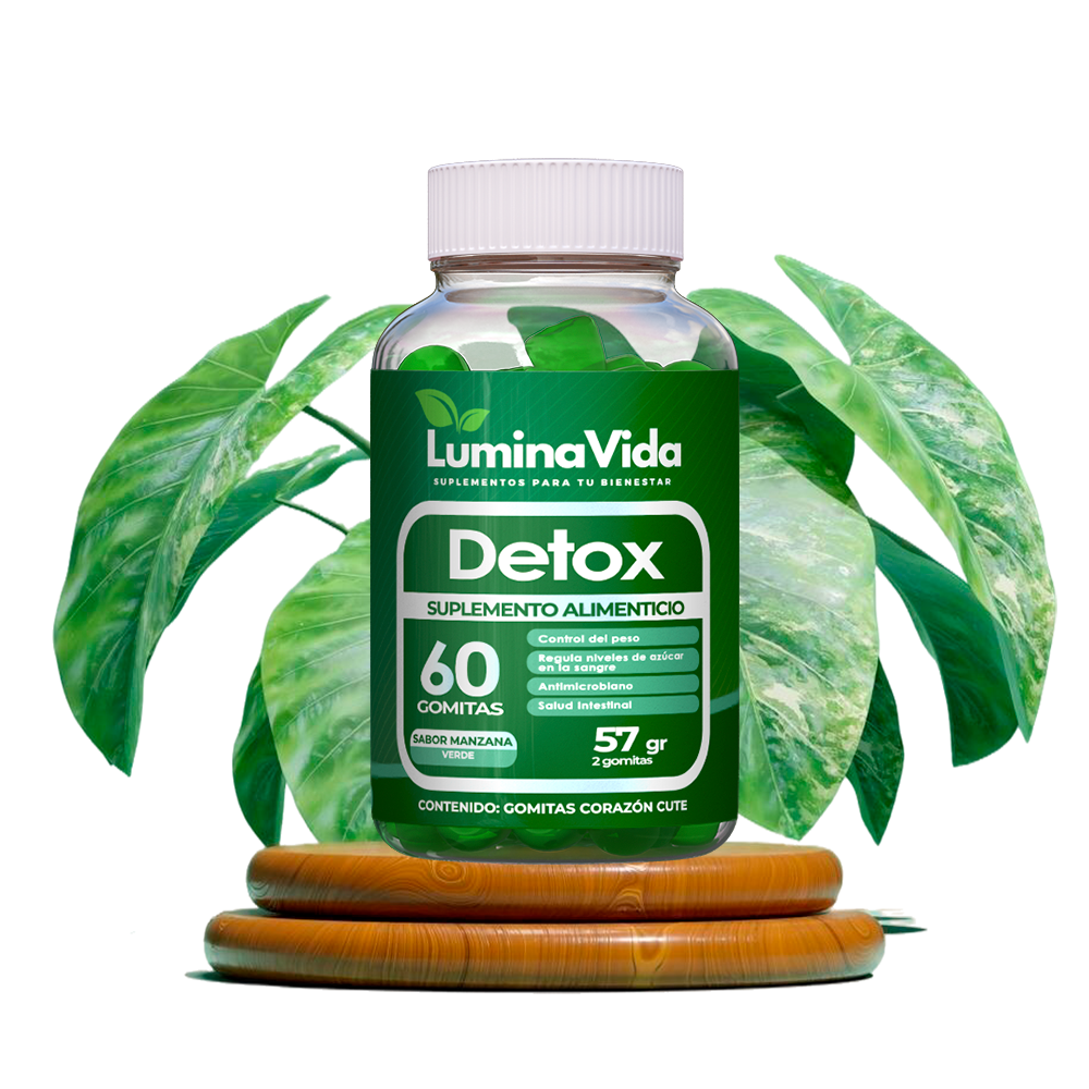Gomitas Vinagre de Manzana Detox vegano 60 gomitas
