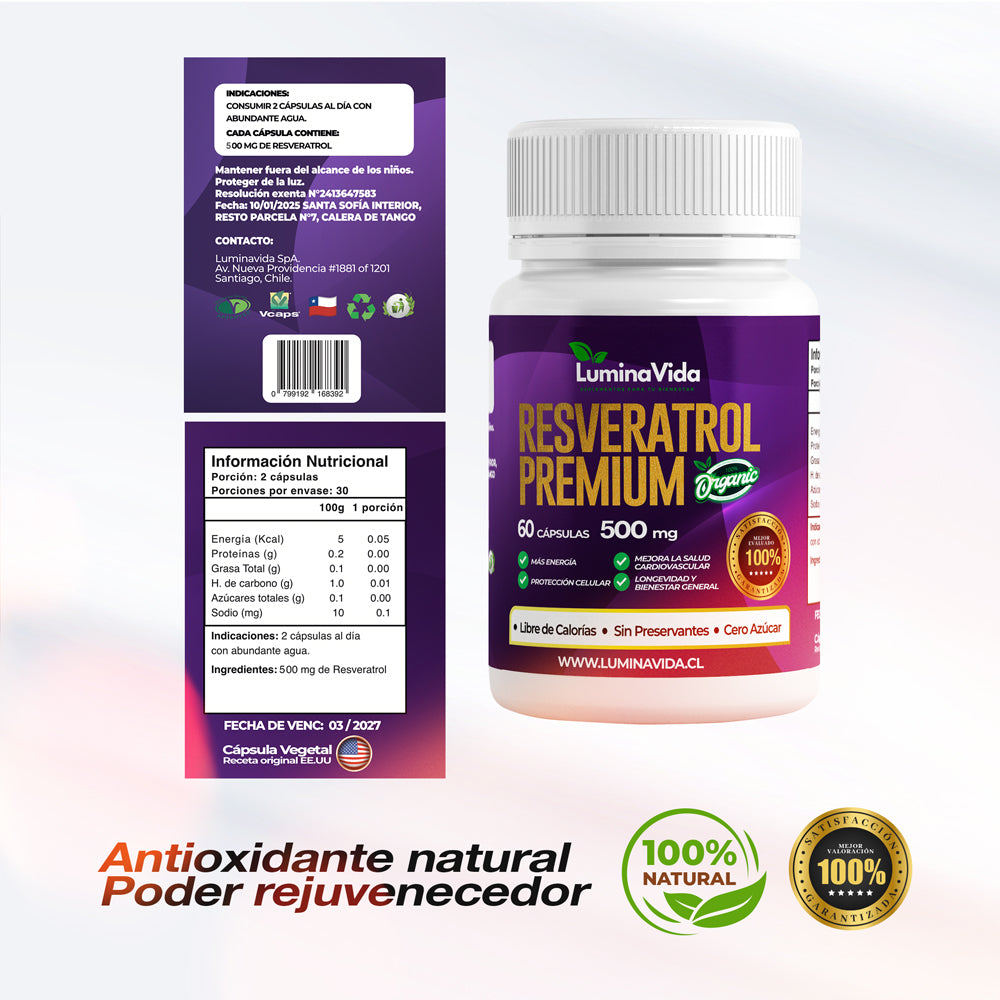 Resveratrol Premium 500mg