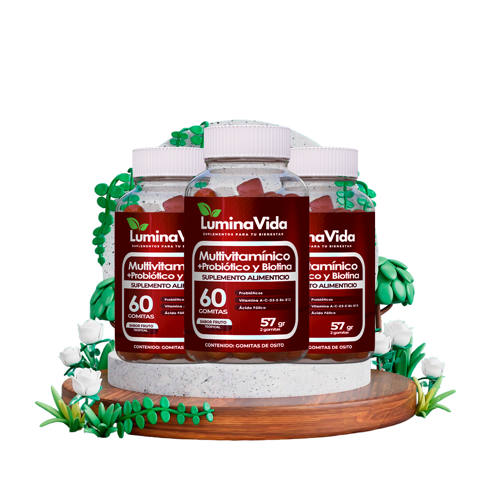 Pack Multivitamínico + Biotina + Probióticos