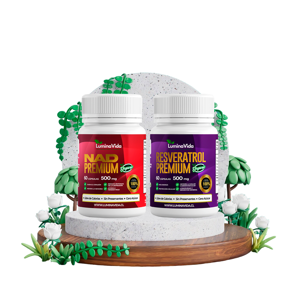 Pack Nad y Resveratrol Premium 500mg