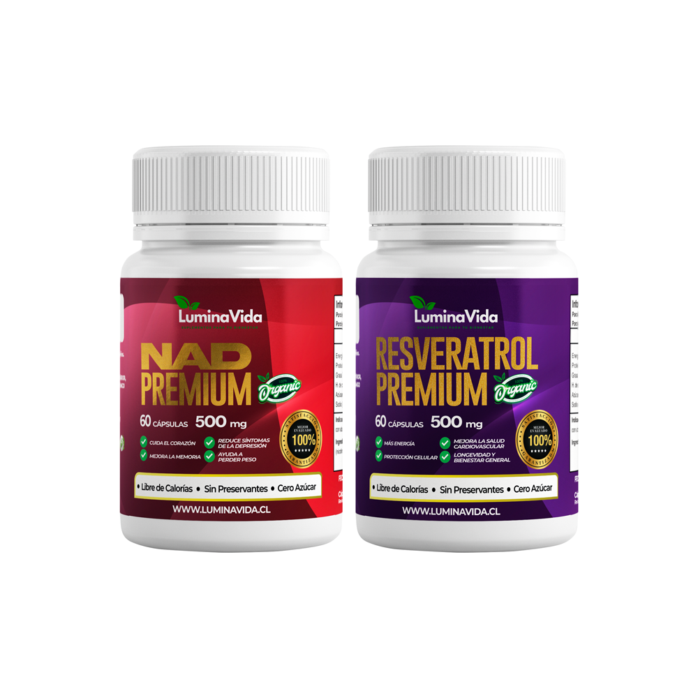 Pack Nad y Resveratrol Premium 500mg