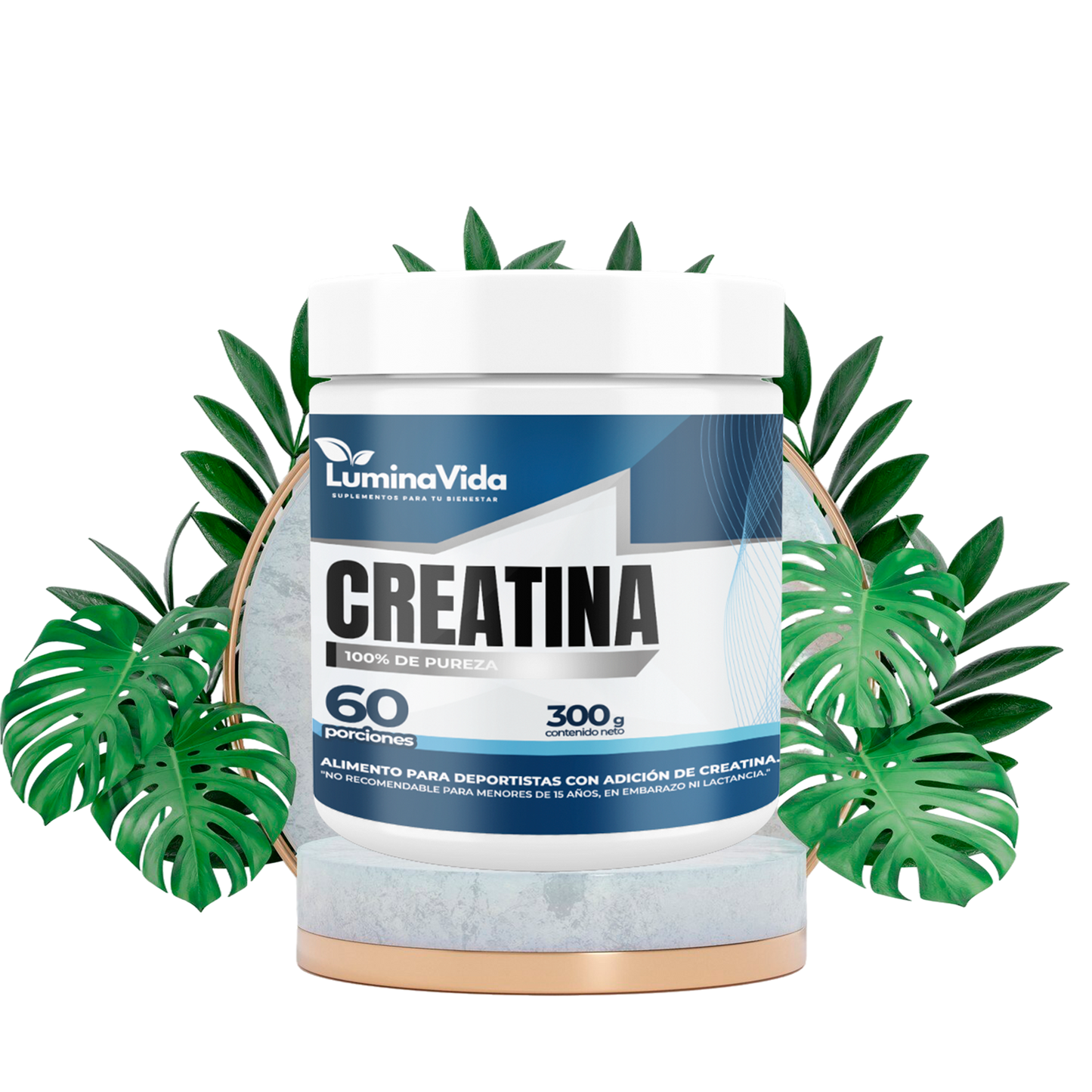 Creatina 100% Pure Monohidratada 300gr