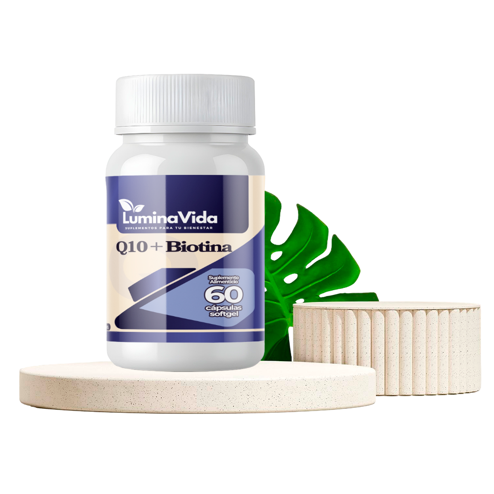 Co Q10 + Biotina 1000mg 60 cápsulas blandas