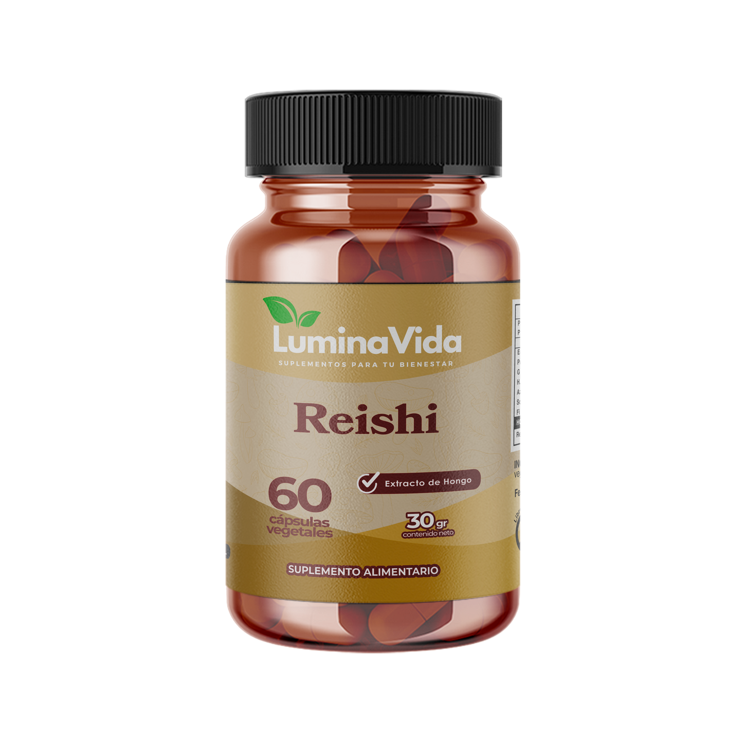 Reishi 500mg 60 Cápsulas