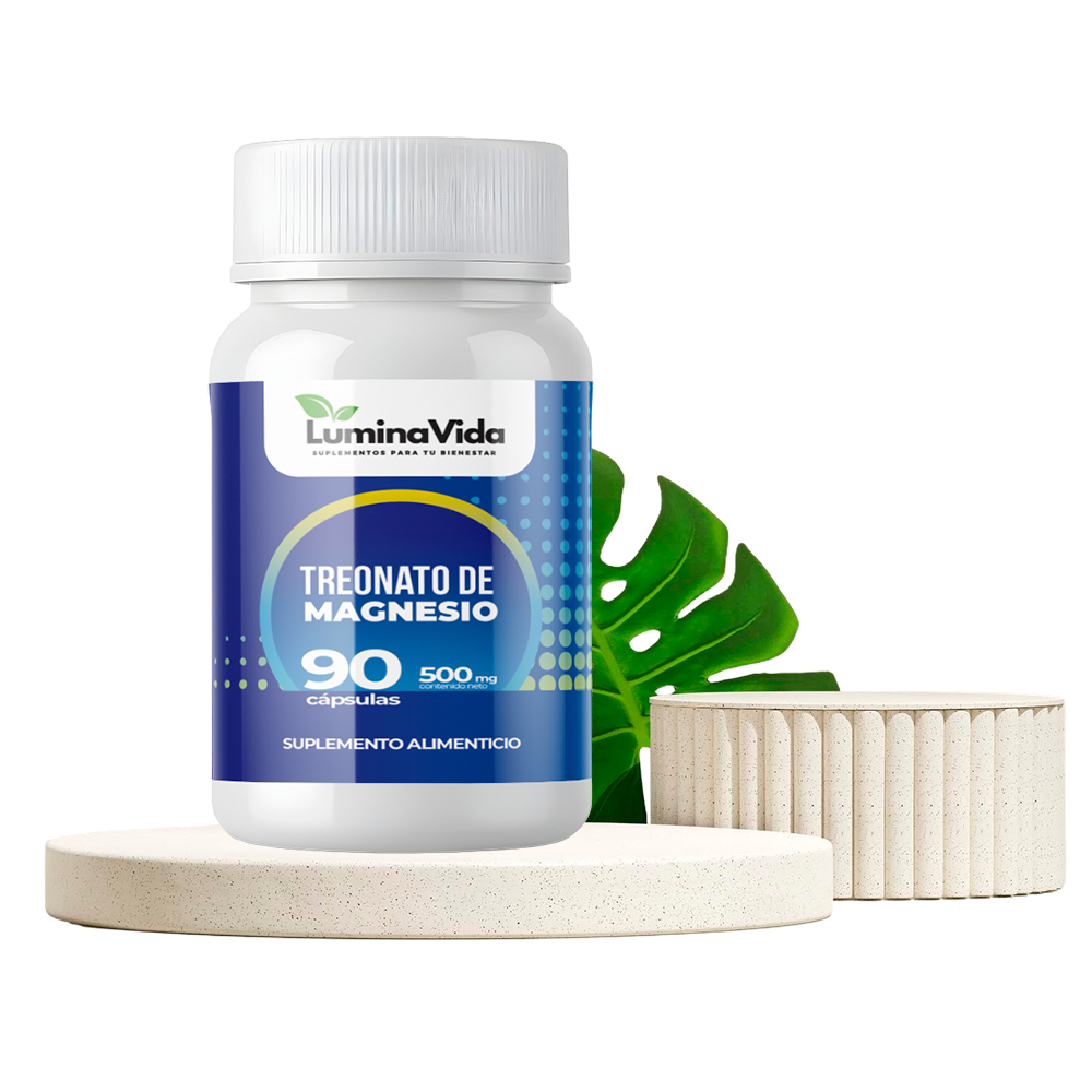 Treonato de Magnesio 500 mg 90 cápsulas
