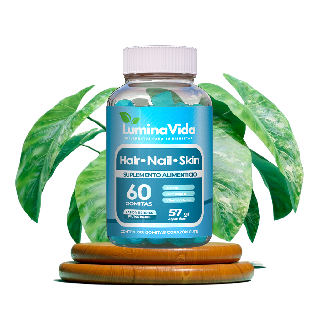 Gomitas Hair, Nail & Skin para el cabello, uña y piel 60 Un