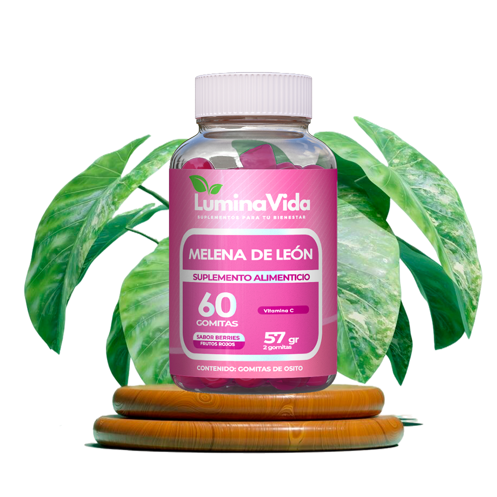 Gomitas veganas con Melena de León – 60 unidades