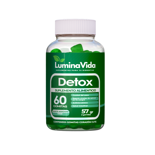 Gomitas Vinagre de Manzana Detox vegano 60 gomitas