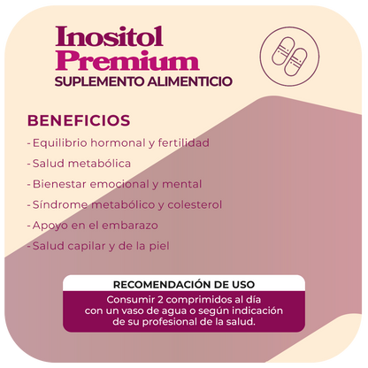 Inositol Premium 1000mg 90 Cápsulas