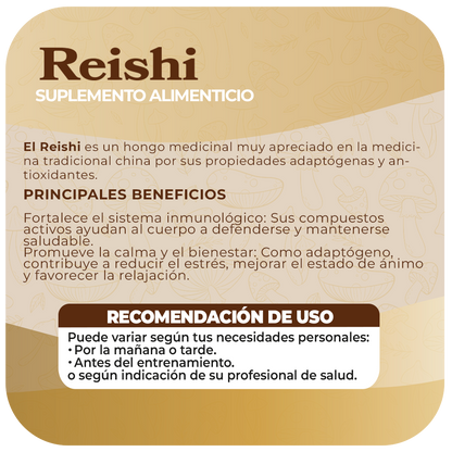 Reishi 500mg 60 Cápsulas