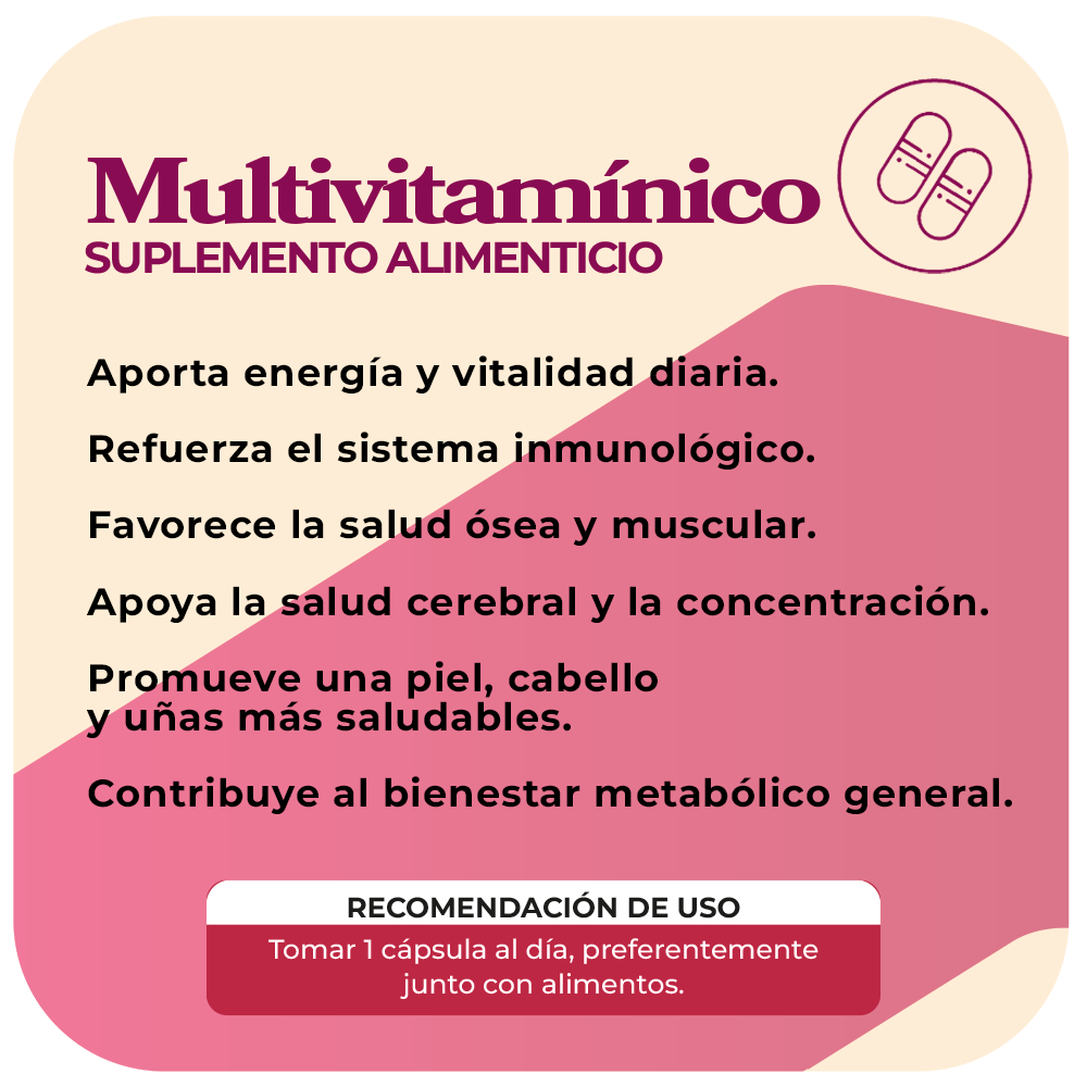 Multivitamínico 60 cápsula blanda