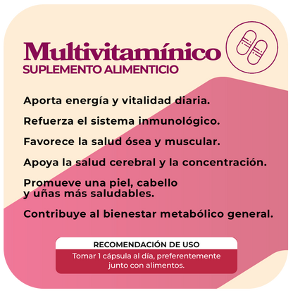 Multivitamínico 60 cápsula blanda