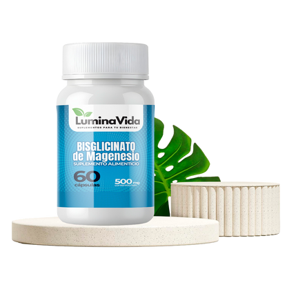 Bisglicinato de Magnesio 500mg 60 cápsulas