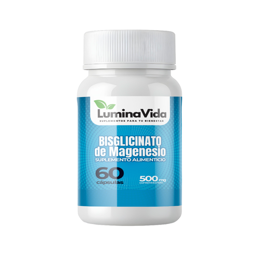 Bisglicinato de Magnesio 500mg 60 cápsulas