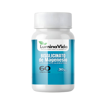 Bisglicinato de Magnesio 500mg 60 cápsulas