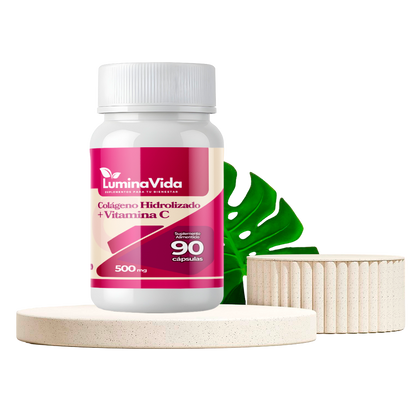 Colágeno + Vitamina C 500mg 90 cápsulas
