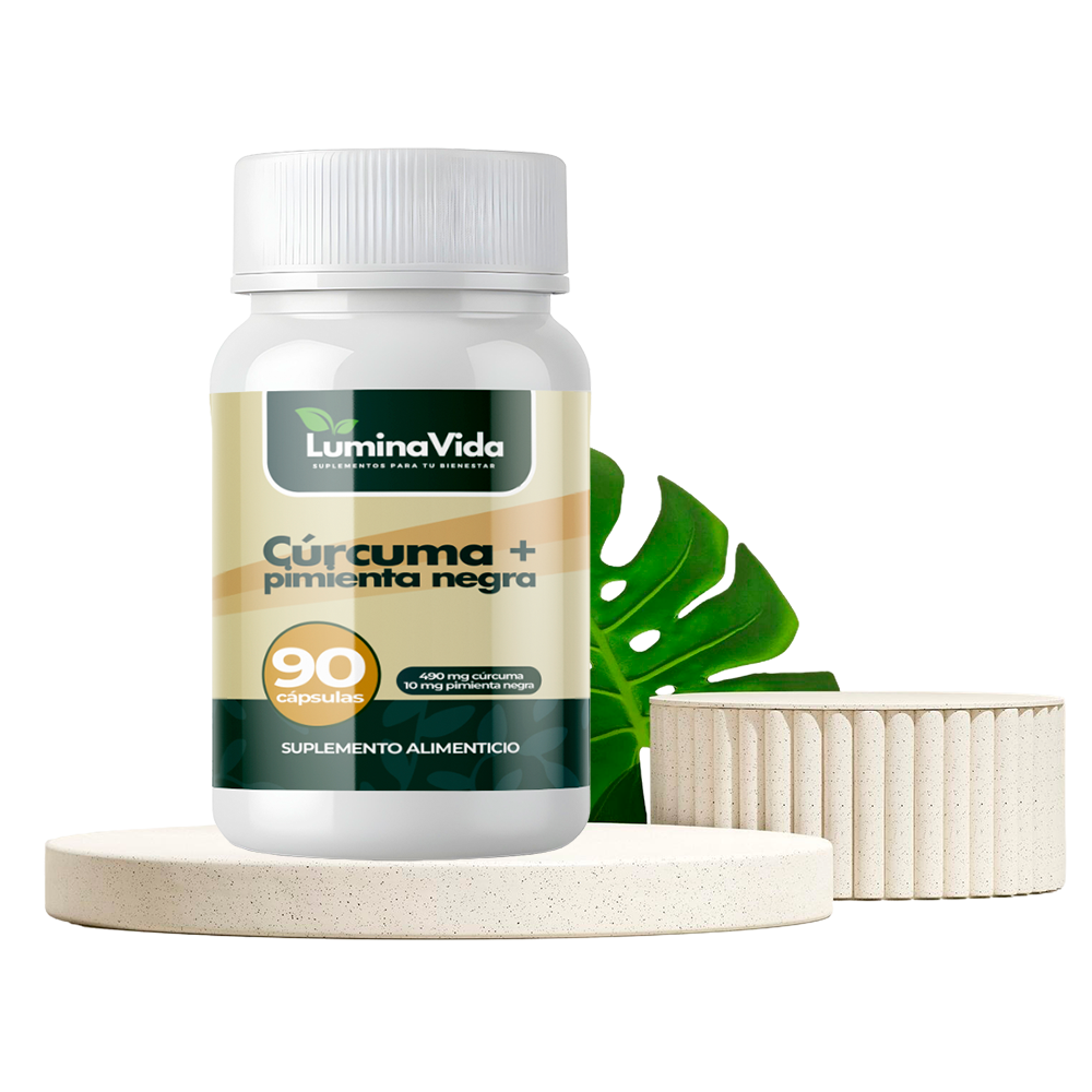 Cúrcuma + Pimienta Negra 500mg 90 cápsulas