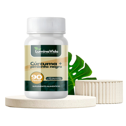 Cúrcuma + Pimienta Negra 500mg 90 cápsulas