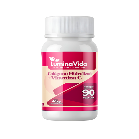 Colágeno + Vitamina C 500mg 90 cápsulas