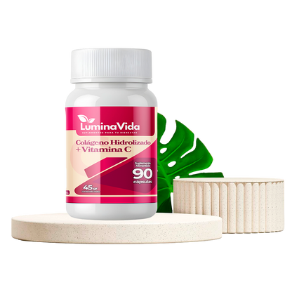 Colágeno + Vitamina C 500mg 90 cápsulas