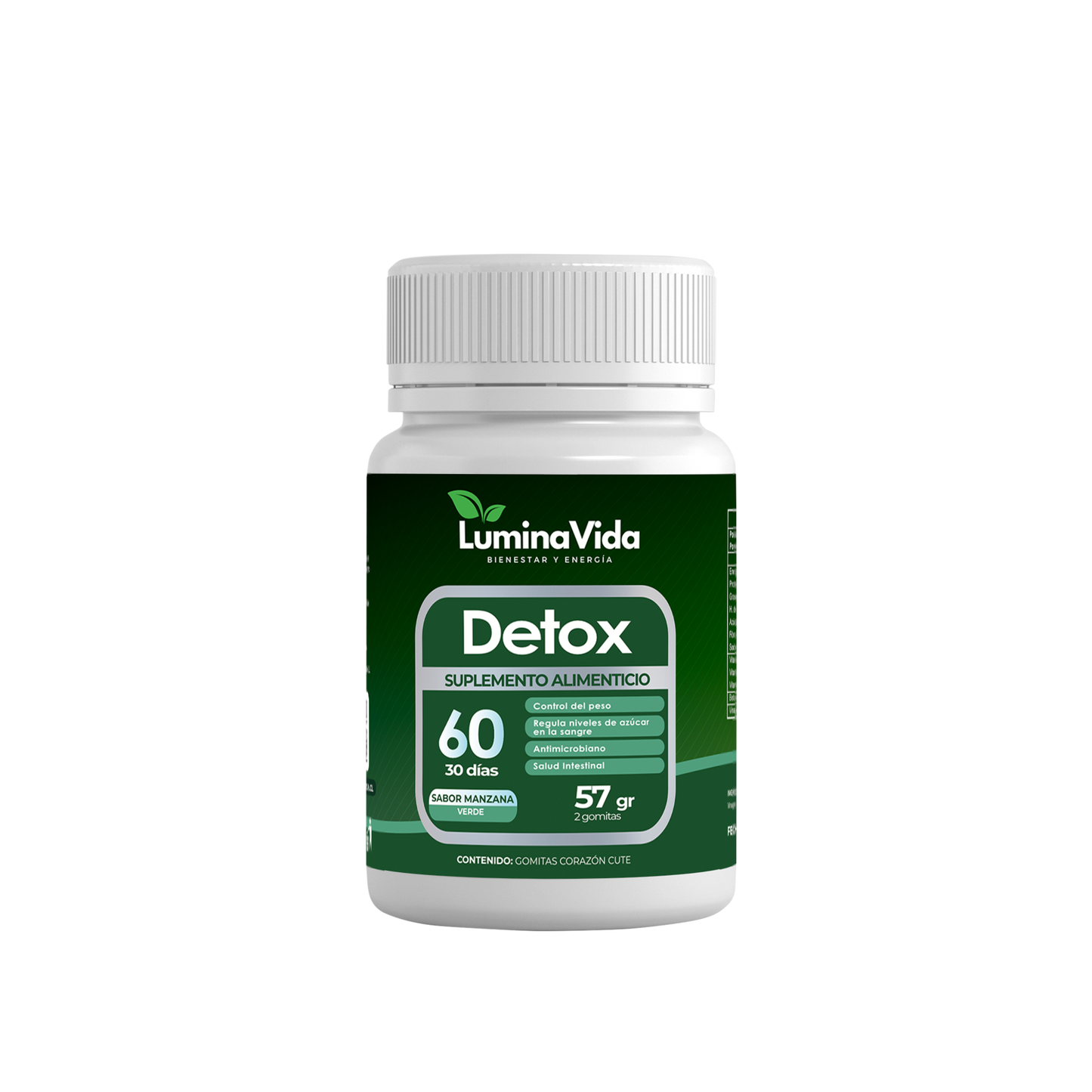 Gomitas Detox Vinagre de Manzana 60 Un