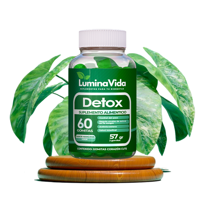 Gomitas Vinagre de Manzana Detox vegano 60 gomitas