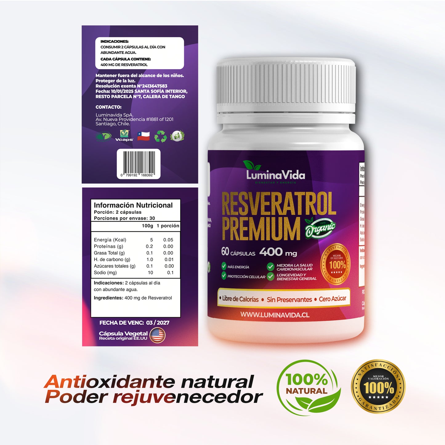 RESVERATROL PREMIUM 400MG