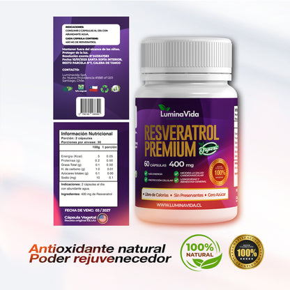 RESVERATROL PREMIUM 400MG