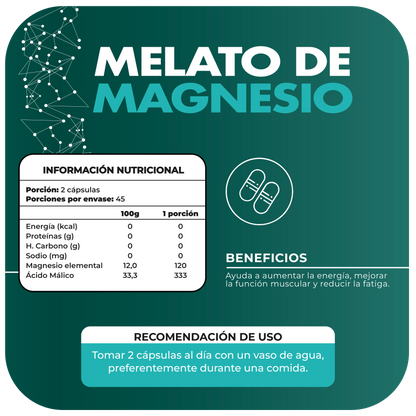 Melato de Magnesio 500 mg