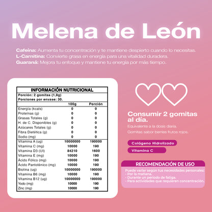 Gomitas Melena de León 60 Un