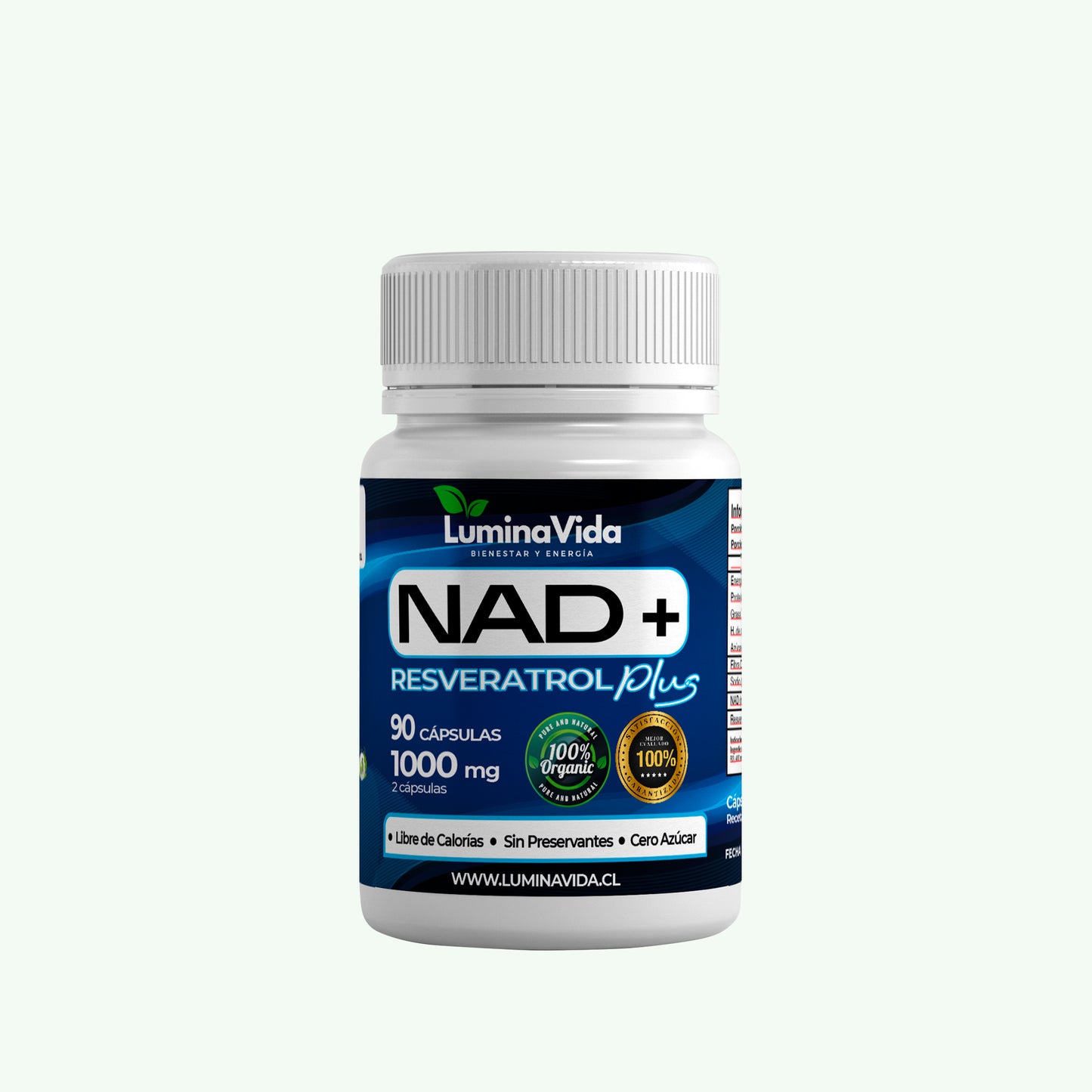 Nad + Resveratrol Plus Forte 1000MG 90cps