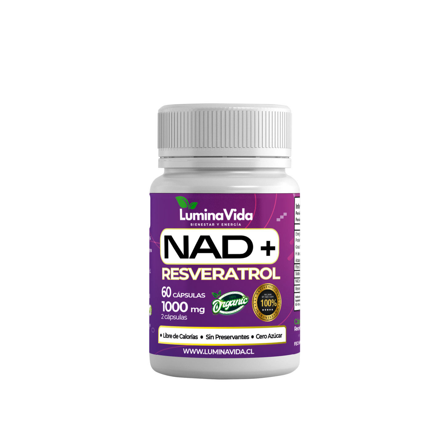 NAD + RESVERATROL PLUS FORTE 1000MG