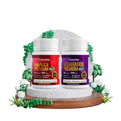 Pack Nad y Resveratrol Premium 500mg