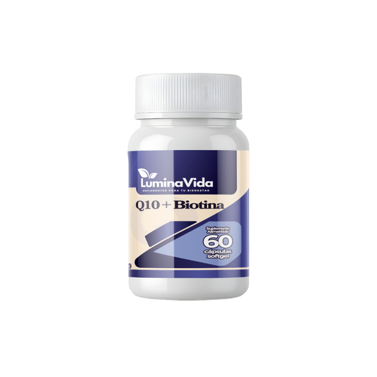 Co Q10 + Biotina 1000mg 60 cápsulas blandas