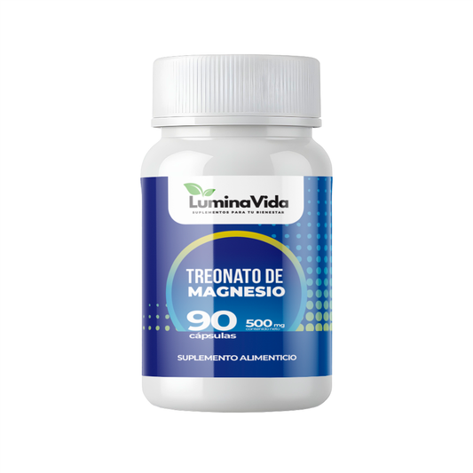 Treonato de Magnesio 500 mg 90 cápsulas