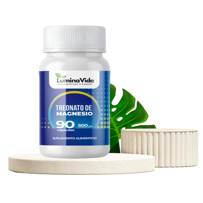 Treonato de Magnesio 500 mg 90 cápsulas
