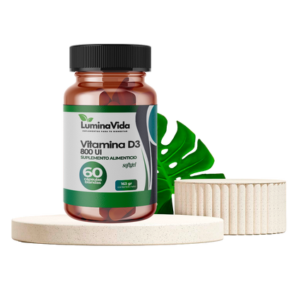 Vitamina D3 800 UI 60 cápsula blanda
