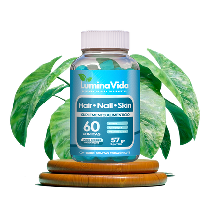 Gomitas Hair, Nail & Skin para el cabello, uña y piel 60 Un